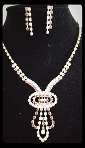 Necklace, earrings, bracelet set